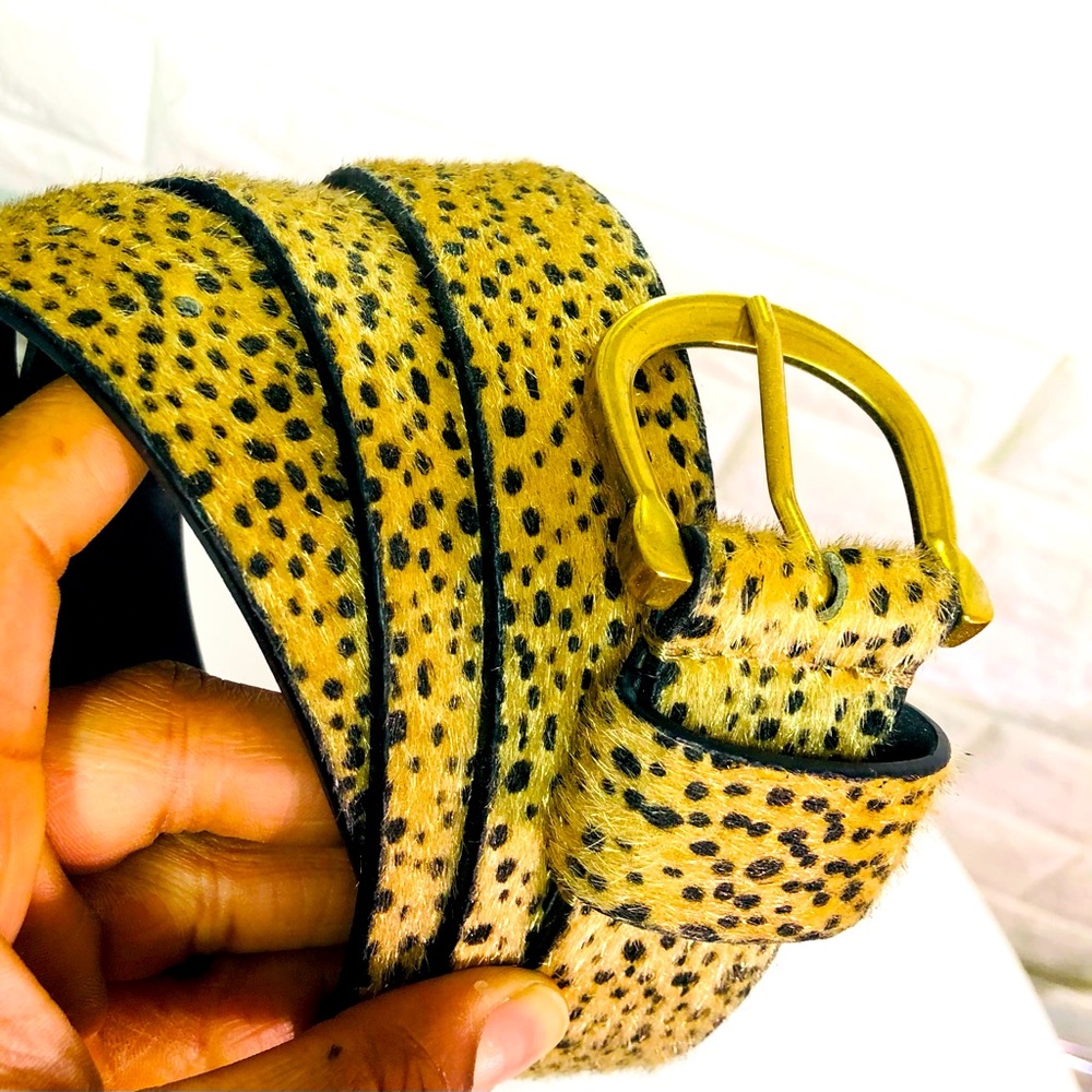 Target Women’s Leopard Print Horseshoe Belt XXL